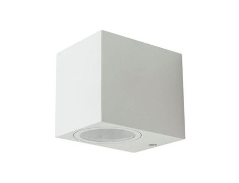 Lampa ścienna, kinkiet kwadrat GU10 max 35W biały IP44 V-TAC VT-7651SQ