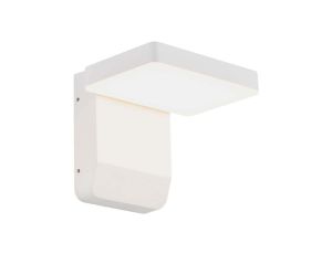 Lampa ścienna kwadratowa, kinkiet 350st LED 17W 2580lm 4000K biały barwa NW biała neutralna IP65 V-TAC VT-11020-SQ-W