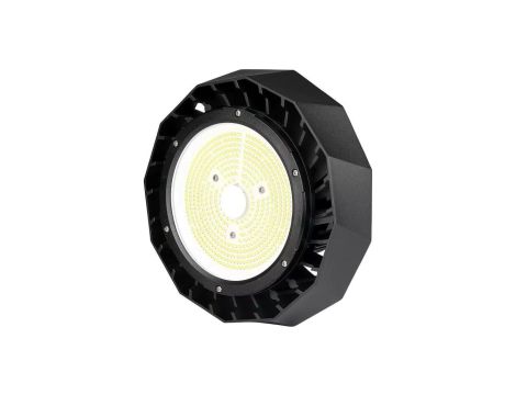 Oprawa przemysłowa LED SMD 100W 18000lm 6000K IP65 czarna barwa CW biała zimna IK08 HighBay V-TAC SAMSUNG VT-9-108 5 LAT GWARANC