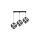 Lampa Wisząca Sufitowa TALUS Geometryczna Zwis Kostka do LED 3x E27 LUMILED