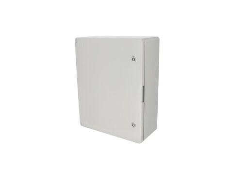 Obudowa standardowa ABS 400x500x180 z ocynkowaną płytą montażową (nieprzezroczysta) szara 800.700.004 HOROZ ELECTRIC