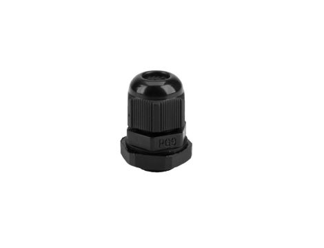 DŁAWIK KABLOWY DŁAWICA KABLOWA CZARNA WODOODPORNA PG-9 IP68 / 4/EB/PG-9/CZ