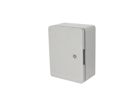 Obudowa standardowa ABS 210x280x130 z ocynkowaną płytą montażową (nieprzezroczysta) szara 800.700.001 HOROZ ELECTRIC