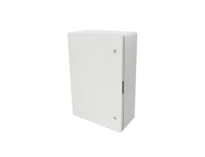 Obudowa standardowa ABS 400x600x200 z ocynkowaną płytą montażową (nieprzezroczysta) szara 800.700.005 HOROZ ELECTRIC