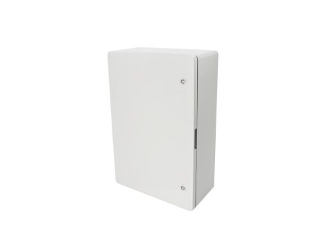 Obudowa standardowa ABS 400x600x200 z ocynkowaną płytą montażową (nieprzezroczysta) szara 800.700.005 HOROZ ELECTRIC