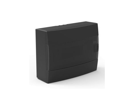 Rozdzielnica natynkowa 12-modułowa 285x223x110mm czarna dymna 600.001.120 HOROZ ELECTRIC