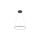 Lampa wisząca CIRCOLO LED M 21W 660lm 3000K Czarny 10812 Nowodvorski Lighting