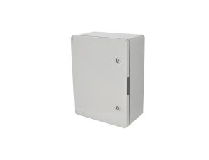 Obudowa standardowa ABS 300x400x170 z ocynkowaną płytą montażową (nieprzezroczysta) szara 800.700.003 HOROZ ELECTRIC