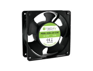 wentylator 120x120x38 mm 220V AC Aluminiowy Techly