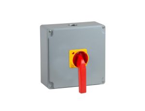 Łącznik ognioodporny Gave FPROTEC 3P+a(1NO) 63A F400 z możliwością blokady w poz. 0 i 1 (90st), AL55261F4-A