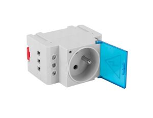 Gniazdo modułowe na szynę DIN TH35 250V 16A (4/M/010104000159)