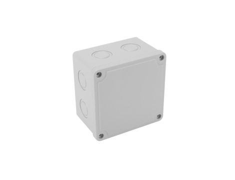 PUSZKA ELEKTRYCZNA INSTALACYJNA NATYNKOWA HERMETYCZNA IP55 110x110x72 mm 4/AK/ABS-11011050