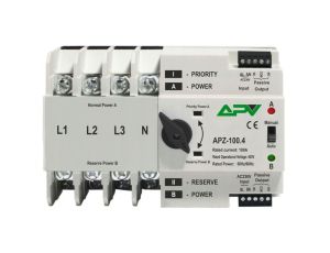 Automatyczny Sieciowy Przełącznik Zasilania 4P 100A 3F PV 400V 3P+N