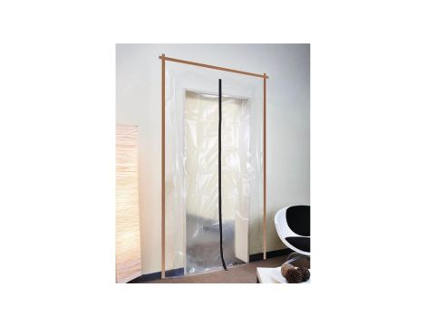 Drzwi foliowe z zamkiem przeciwpyłowe MALARSKIE, REMONTOWE 220x120 cm