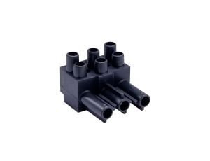 Złączka wtykowa elektryczna BCS-3/2M-N (męska podwójna 3-polowa czarna)