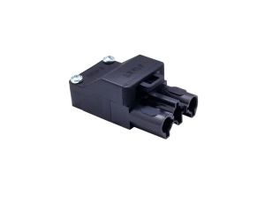 Złączka wtykowa elektryczna z blokadą BCS-3/H2-N (żeńska 3-polowa czarna)