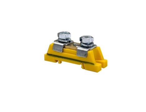 Zacisk ochronny 1x35A - Żółto-zielony