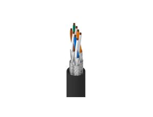 Kabel industrial ethernet BELDEN kat.7, S/FUTP, AWG 23, PUR-halogen free, 100m, czarny, rolka BL-74004PU.01B100