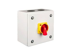 Łącznik ognioodporny Gave FPROTEC 3P+2a(1NO+1NC) 63A F400 z możliwością blokady w poz. 0, AB55261F4-G