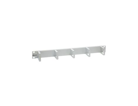 Uchwyt kablowy zewnętrzny szary, metalowe uszy, 1U FU/P-016F5