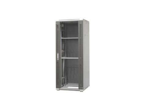 Szafa ramowa stojąca EmiterNet Top, 32U, wym. 600X600x1540 (szer. x gł. x wys. mm), drzwi blacha/szkło w komplecie panel 2 wenty