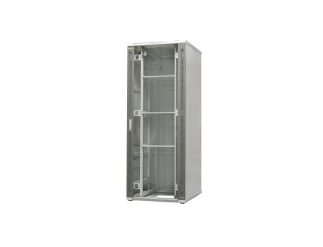 Szafa ramowa stojąca EmiterNet Top, 45U, wym. 800X1000x2090 (szer. x gł. x wys. mm), drzwi blacha/szkło w komplecie panel 4 went