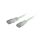 Kabel krosowy EmiterNet UTP kat.5E PVC 0,5 m szary, EM/PC-UTP5EPVC-0.5M