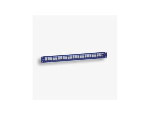 Panel 19 24 x RJ45 STP (1U) do gniazd beznarzędziowych, ekranowany, nieuzbrojony, z półką (EM/3012KXBP-24S) EM/3012BP-24