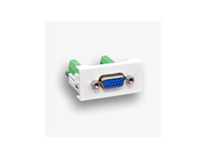 Gniazdo VGA 22,5x45mm 15+1pin, FU/FA-2420-VGA-16