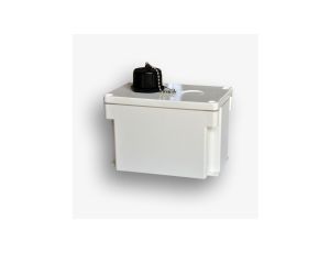 Puszka przemysłowa natynkowa IP67, na 2 gniazda, biała EM/IPXX-WPB2