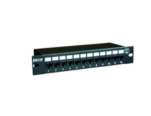 Panel 10 12 x RJ45 UTP kat. 5e (1U) FU/PPFA8075K128C5E