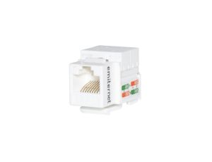 Gniazdo UTP RJ 45 kat.6 keystone biały EM/FA-2630AK-8-C6
