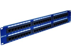 Panel 19, 48 x RJ45 UTP kat. 5e (2U) niebieski DCN/PPFA652K488C5E