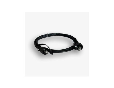Kabel krosowy przemysłowy EmiterNet FTP kat. 6 czarny 2m EM/IPXX-PC-FTP6-2M