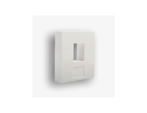Adapter 45x45 1xRJ45,12 biały, FU/FA-644-9MP