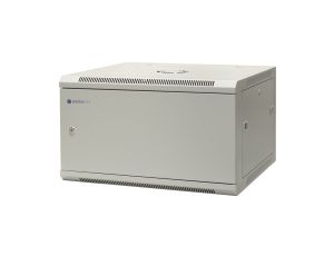 Szafa wisząca niedzielona 19 6U, drzwi całe z blachy, ściągane osłony boczne z zamkiem,600600370 szer./gł./wys. mm RAL: szaf