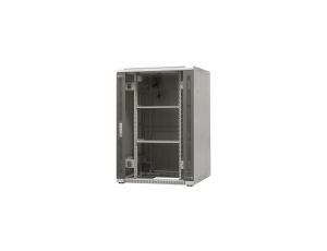 szafa ramowa stojąca EmiterNet Top, 24U, wym. 800X800x1180 (szer. x gł. x wys. mm), drzwi blacha/szkło w komplecie panel 2 wenty