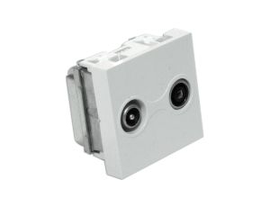 Gniazdo RTV końcowe 45x45 (gn.antenowe męskie/gn.antenowe żeńskie) EM/PFK