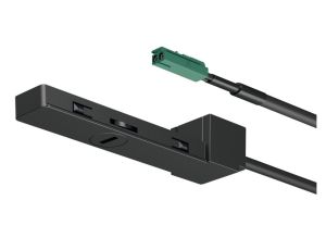 Moduł zasilający, czarny, 1 m, 90 W, Häfele Lighting OneCable, 83368352
