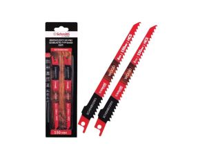 Brzeszczot do piły szablastej 150mm do drewna 6TPI HCS 2szt Schmith