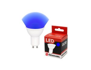Żarówka GU10 LED NIEBIESKA BARWA 220V 3W 350lm 38 CY-29 BLU MEGAKABEL