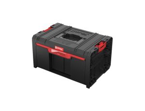 Walizka szafka na narzędzia i akcesoria z 2x przegrodami szufladami 450x310x244 12Ll czarna QBRICK SYSTEM PRO Drawer 1 Toolbox 2