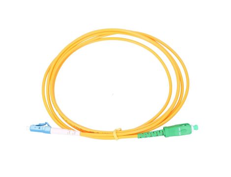 Patchcord Jednomodowy, Simplex, G652D, 3mm, 0,5m Extralink SC/APC-LC/UPC
