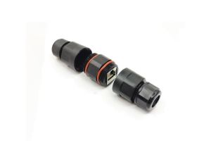 Wodoodporna mufa kablowa z gniazdami RJ45, IP65