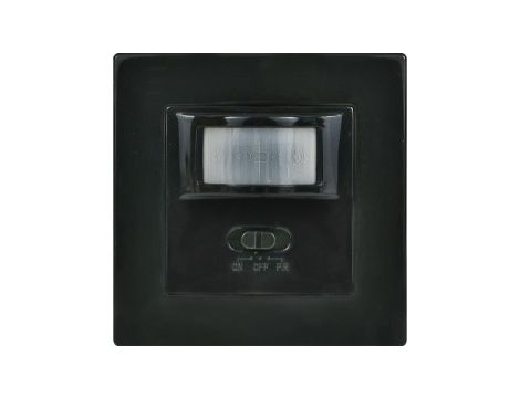 Czujnik ruchu PIR do instalacji w puszce, 160, 500W, czarny