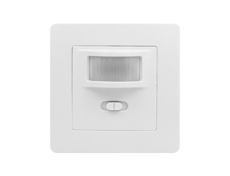 Czujnik ruchu PIR do instalacji w puszce, 160, 500W, biały