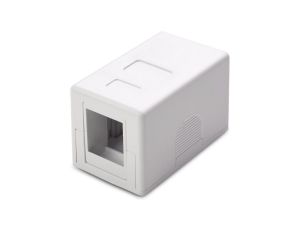 Obudowa natynkowa na 1 moduł Keystone RJ45 lub RJ11/12