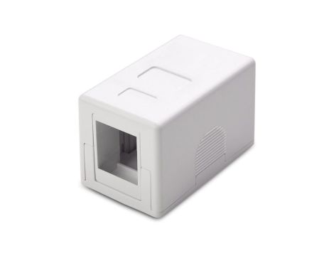 obudowa natynkowa na 1 moduł Keystone RJ45 lub RJ11/12