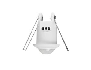 Czujnik ruchu PIR, 360, 300W, okrągły, podtynkowy, mini