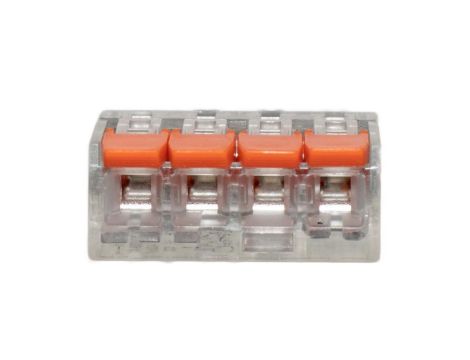 Szybkozłączka uniwersalna 0,14-4mm2 - 4-styki - opakowanie 10 szt.